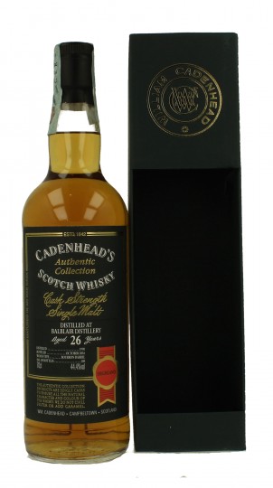 BALBLAIR 26 years old 1990 2016 70cl 44.4% Cadenhead's - Authentic Collection
