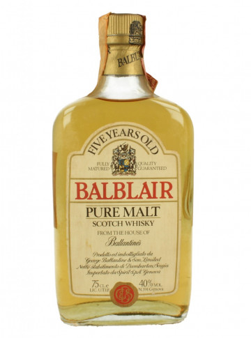 BALBLAIR 5yo Bot.80's 75cl 40% OB