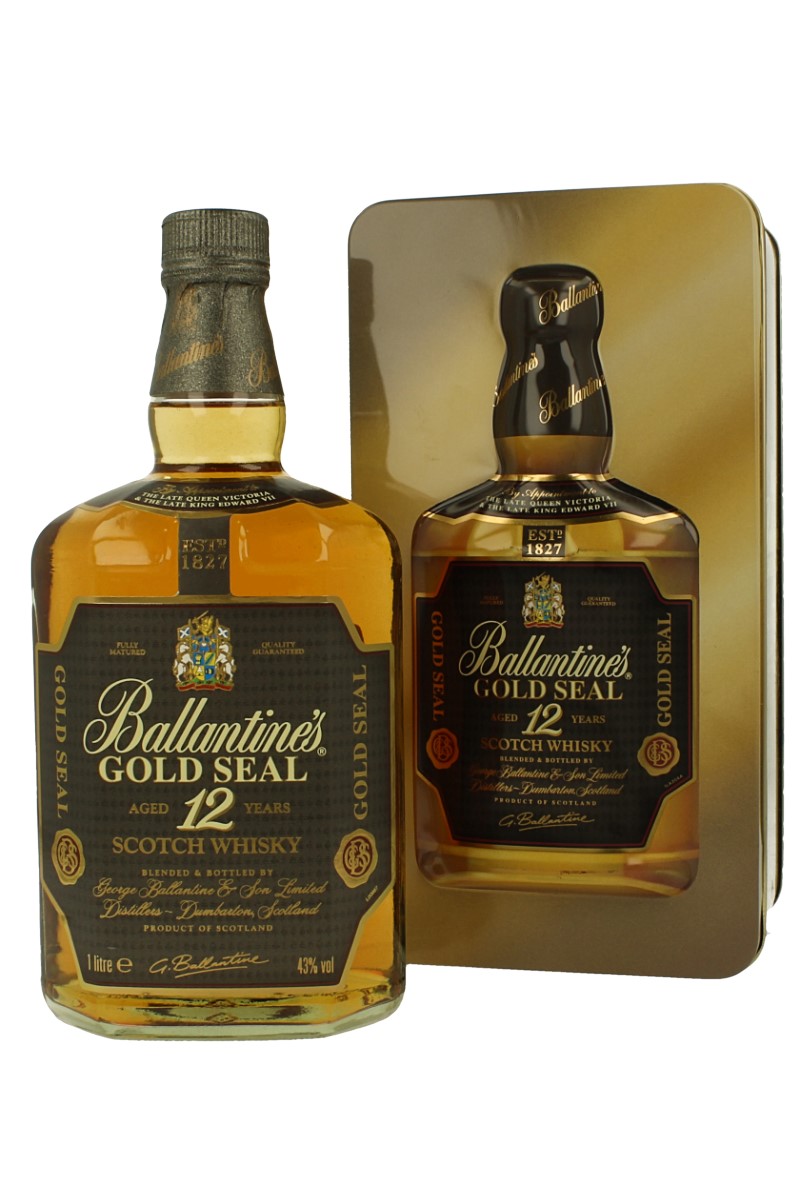 BALLANTINE'S 12 years old Bot in The 90's 100CL 43% gold seal