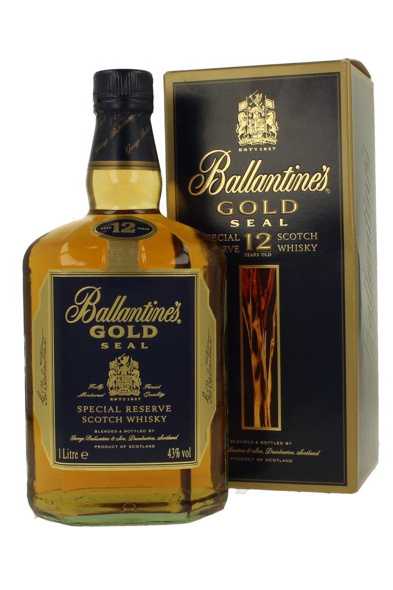 BALLANTINE'S 12 years old Bot in The 90's 100CL 43% gold seal