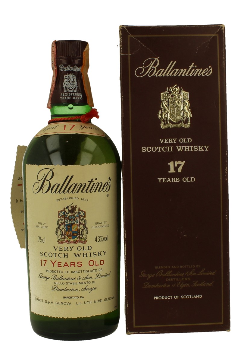 BALLANTINE'S 17yo - Bot.70's 75cl 43% Spirit import - Products