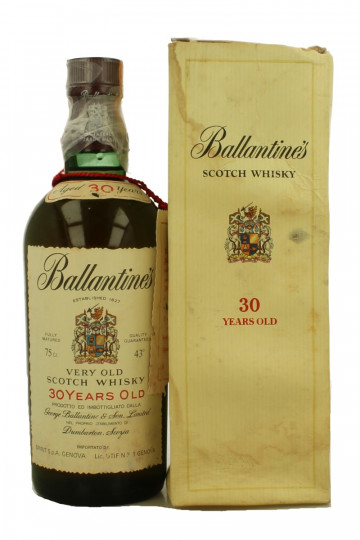 BALLANTINE'S 30 Years Old Imported 1979 75cl 43% Spirit import