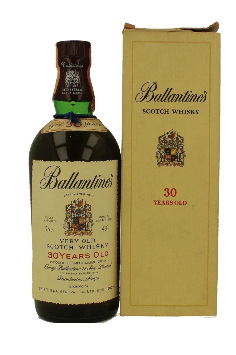 ◆未開栓 Ballantine's 30 Years Scotch Whisky Ballantine's 30 Year Old - Aged Scotch Whisky - Ballantine's