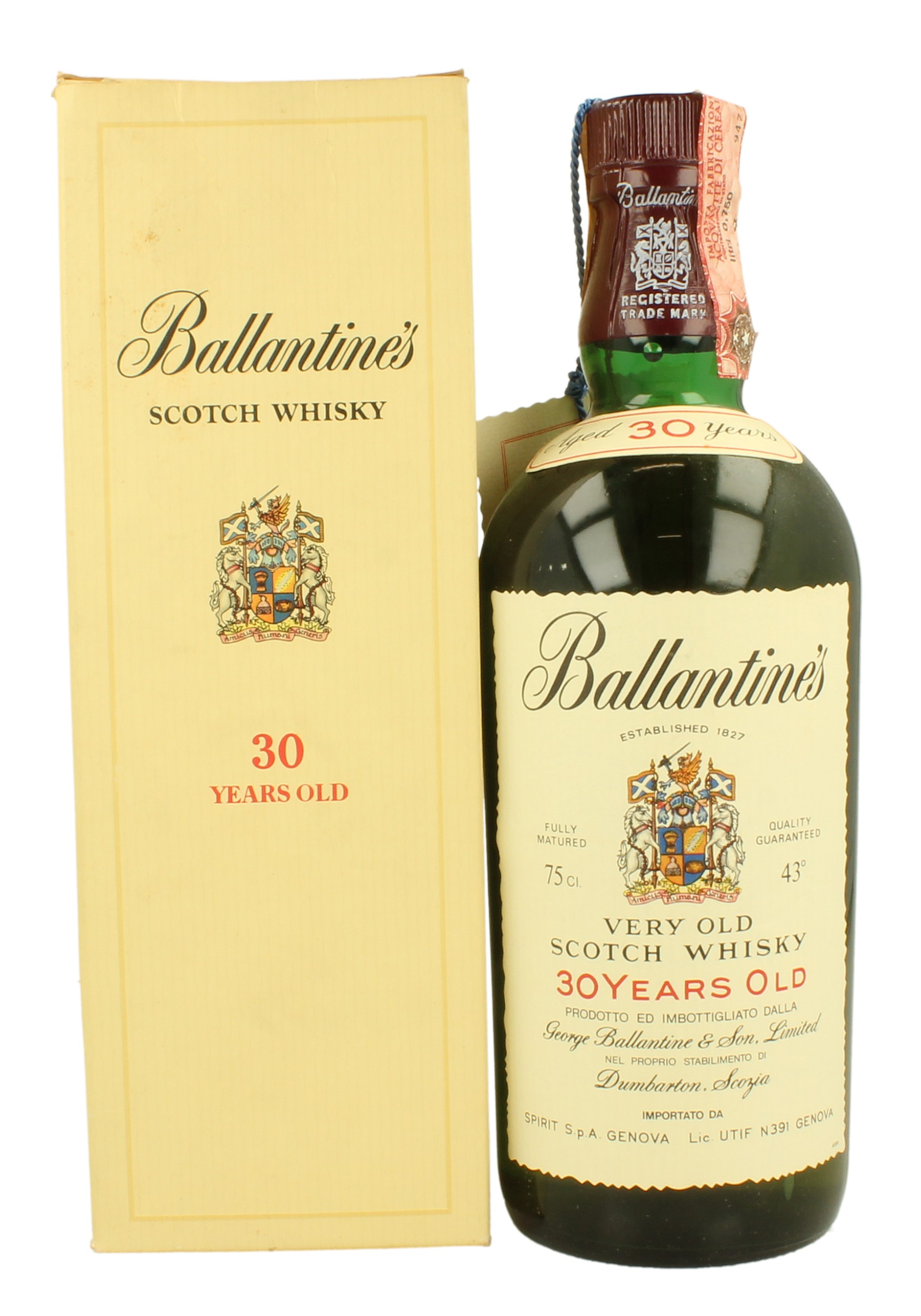 BALLANTINE'S 30yo Bot.1979 75cl 43% - Blended - Products - Whisky