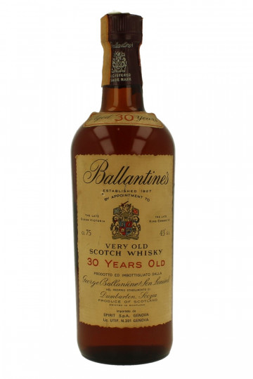 BALLANTINE'S 30yo Bot 70's 75cl 43% - Blended