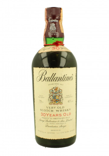 BALLANTINE'S 30yo Bot.80's 75cl 43% - Blended