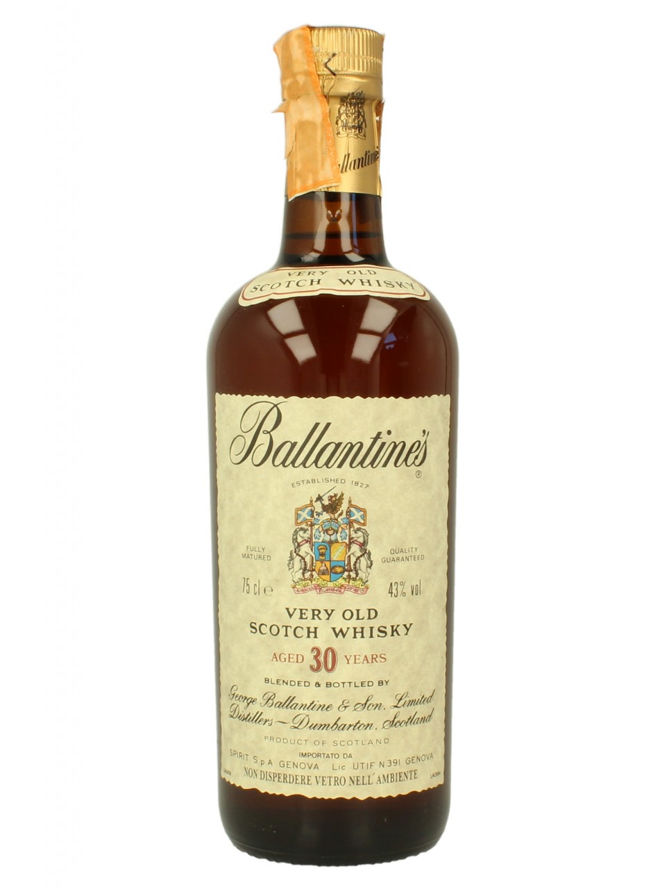 BALLANTINE'S 30yo Bot.80's 75cl 43% - Blended - Products - Whisky