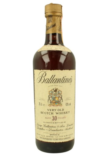 BALLANTINE'S 30yo Bot.90's 70cl 43% - Blended