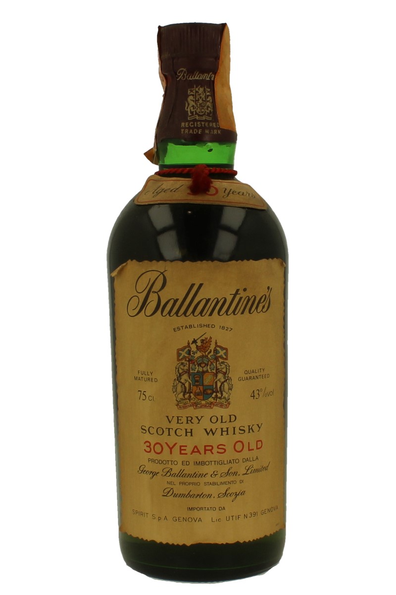 BALLANTINE'S 30yo bottled 1980 75cl 43% OB - probably old Ardbeg