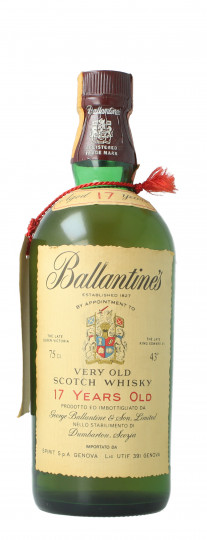 BALLANTINE'S  Blended  Scotch  Whisky 17 Year old - Bot. in The 70's 75cl 43%