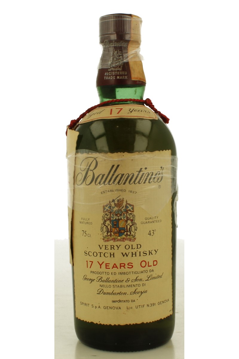 Ballantine's Scotch Whisky 17 Year Old - Bot. in The 70's