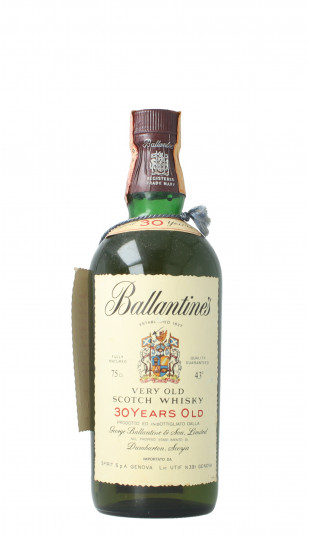 Ballantine's  Scotch Whisky 30 Year Old imported in Italy 1978 75cl 43% OB- one of the best blend with old Ardbeg