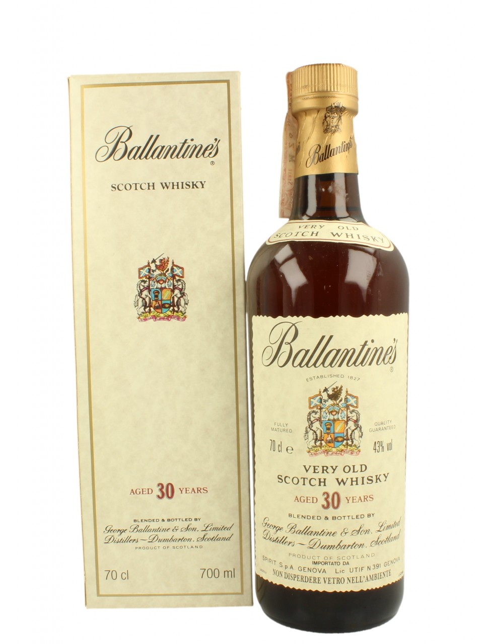 Ballantine's 30年 700ml 化粧箱　クリスタルボトルセット 楽天市場】バランタイン 30年 木箱入の通販