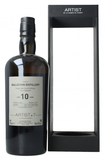 BALLECHIN Highland single malt Scotch Whisky 10 year old 2005 2017 70cl 56.5% LMDW Artist cask 901
