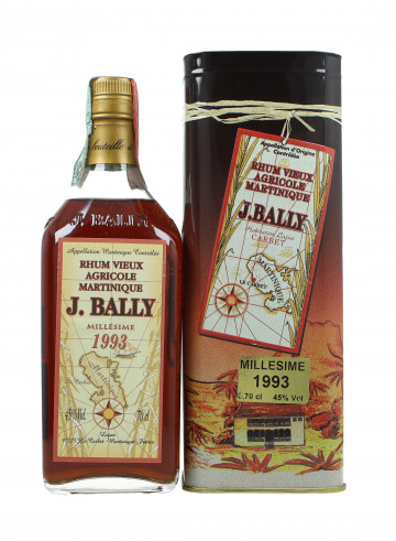 BALLY Martinique  Rhum vieux  agricole 1993 70cl 45%
