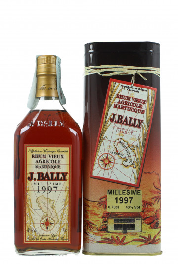 BALLY Martinique  Rhum vieux  agricole 1997 70cl 43% - Rum