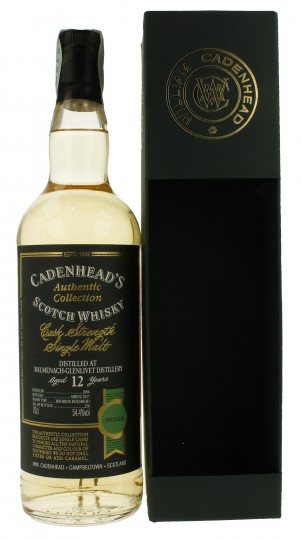BALMENACH 12 years old 2004 2017 70cl 54.4 % Cadenhead's - Authentic Collection