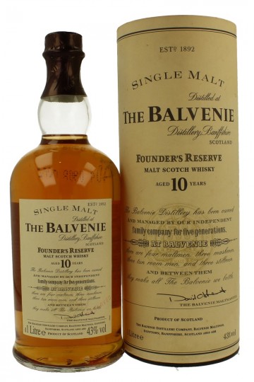 BALVENIE 10 years old 100cl 43% Founder's reserve