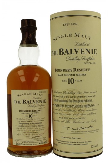 BALVENIE 10 years old Bot in The 90's 100CL 43%