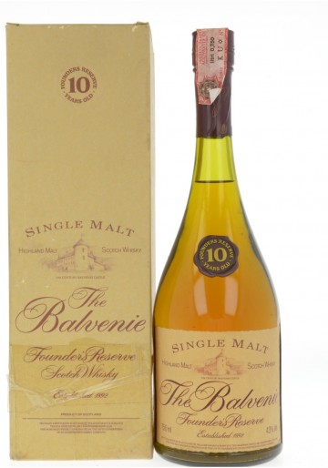 BALVENIE Founder's Reserve 10yo Bot.80's 75cl 43%