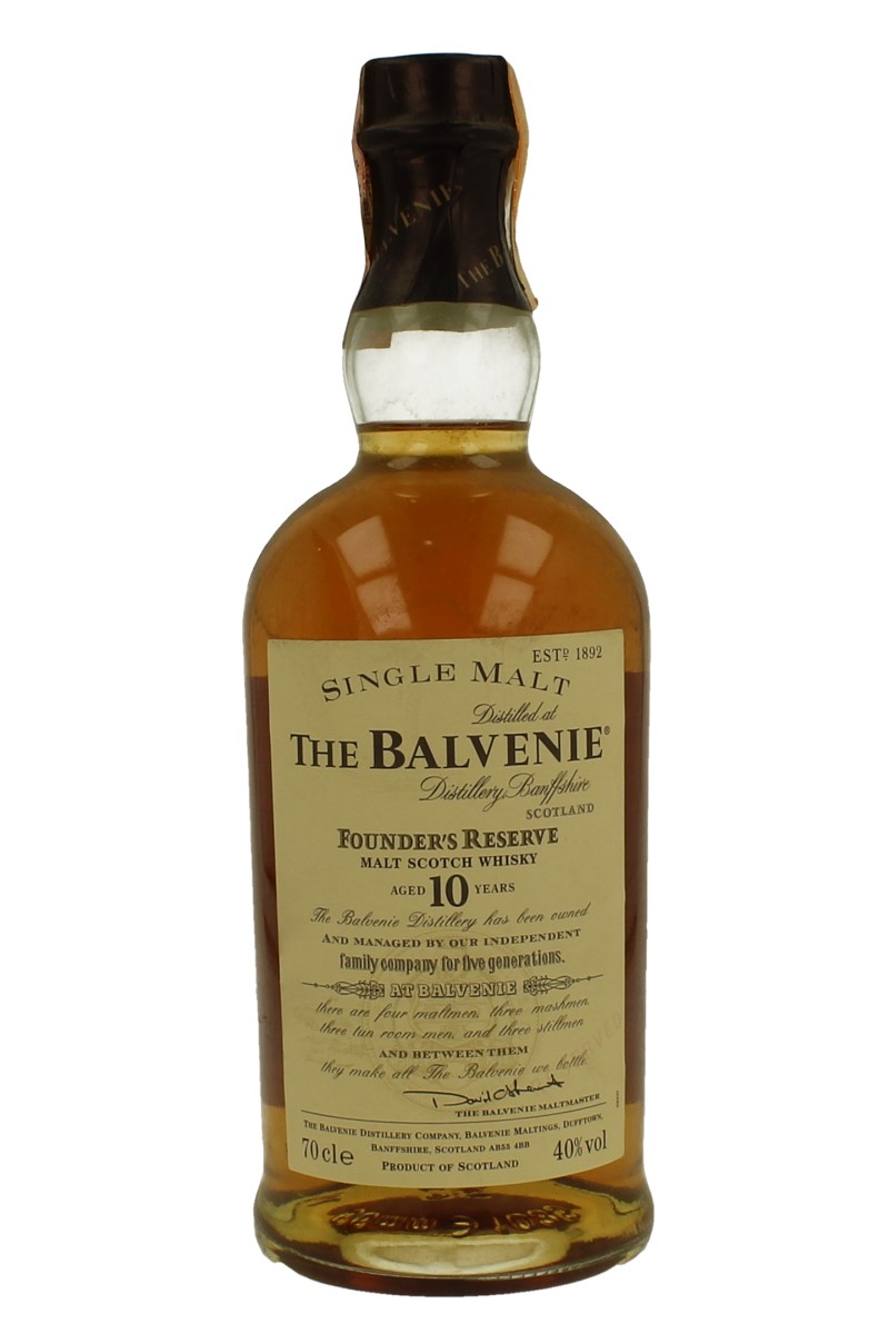 BALVENIE Founder's Reserve 10yo Bot.90's 70cl 40% OB - Products
