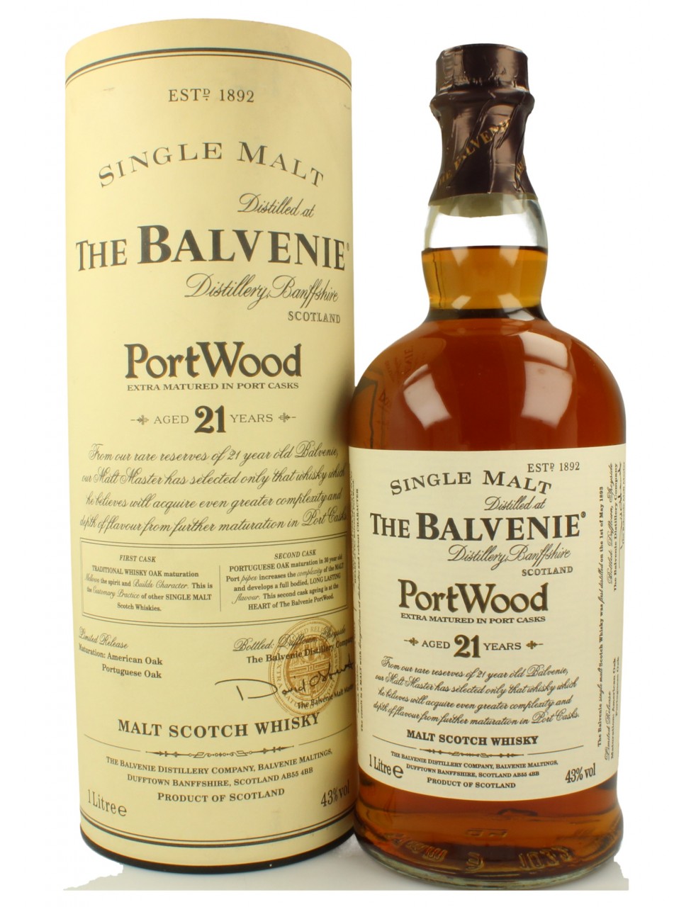 BALVENIE PortWood 21yo 70cl 40% OB - Products - Whisky