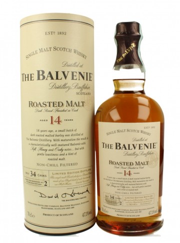 BALVENIE ROASTED MALT  14YO 70CL 47,1%