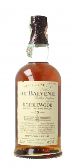 Balvenie Speyside  Scotch Whisky 12 year old early 2000's 70cl 40% OB- Double wood