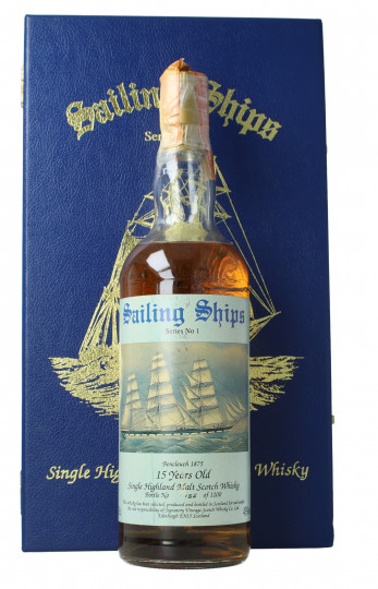 Balvenie Speyside  Scotch Whisky 15 year old Bot in The 80's 75cl 43% Signatory  - Sailing Ship series 1 box not in good condition