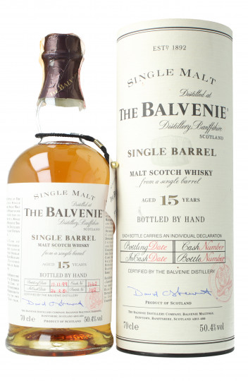 Balvenie Speyside  Scotch Whisky 15 years old 1981 1999 70cl 50.4% OB- Single Barrel #1662