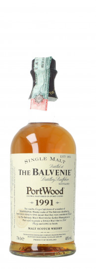 Balvenie Speyside  Scotch Whisky 1991 70cl 40% OB -Port Wood