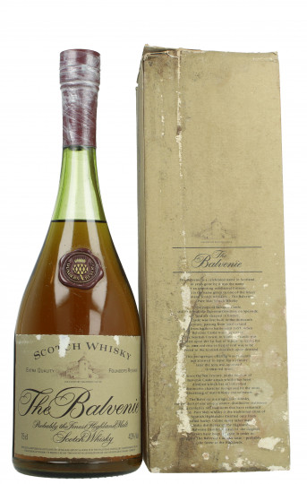 Balvenie Speyside  Scotch Whisky Bot in The 80's 75cl 43% Founder reserve