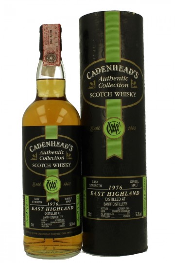 BANFF 25yo 1976 2001 70cl 56.3% Cadenhead's -Authentic Collection