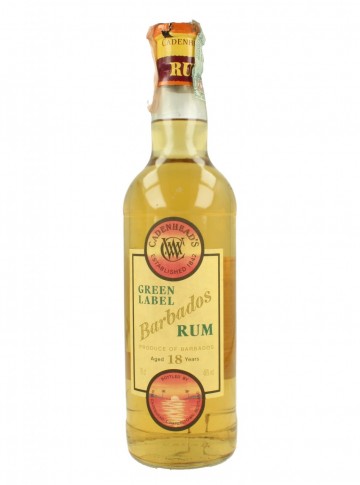 BARBADOS RUM CADENHEAD'S 18  YO 70 CL 46 %