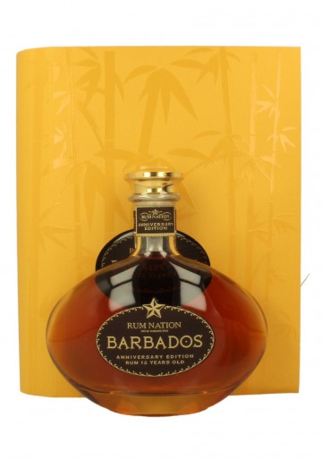 BARBADOS RUM NATION RUM NATION  12YO 70CL 40% ANNIVERSARY DECANTER