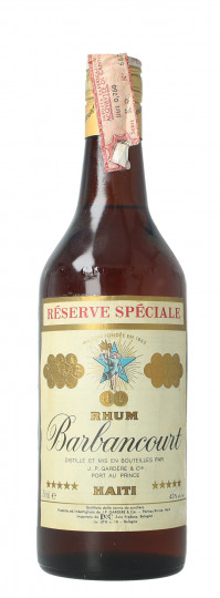 BARBANCOURT Haitian RHUM 5  Star 5 Stars 1970 bottled circa 75cl 43%