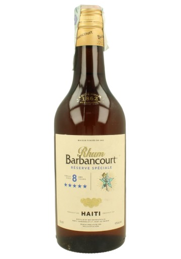 BARBANCOURT RHUM 8yo 70cl 43% T.Gardère