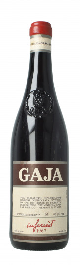 Barbaresco Gaja Infernot 1967 72cl 13.35%