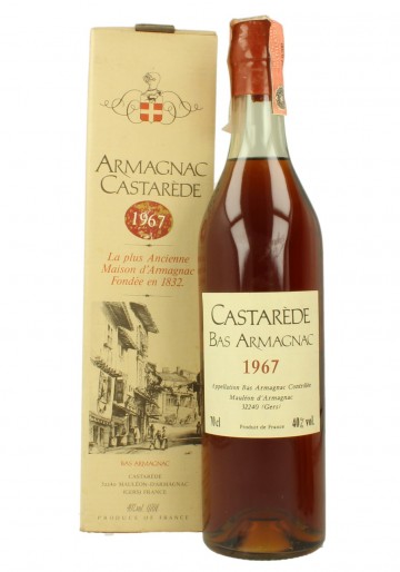 BAS ARMAGNAC CASTAREDE  1967  70 CL 40 %