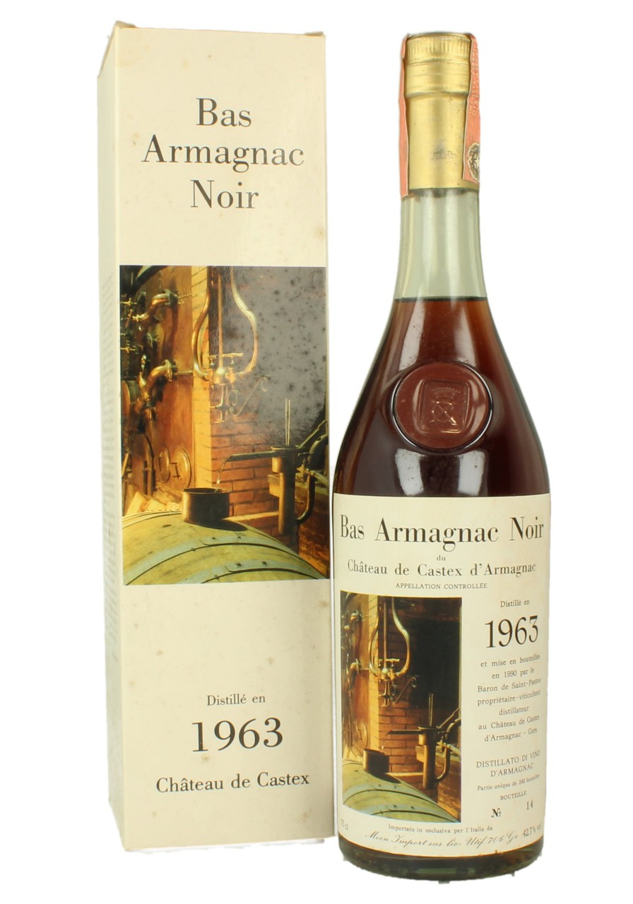 BAS ARMAGNAC CHATEAU DE CASTEX 1963 1989 75CL 42.7% - Products