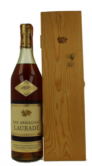 BAS ARMAGNAC CHATEAU LAUBADE 1970 70cl 40% OB- Wood Box