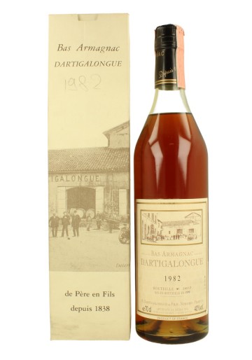 BAS ARMAGNAC DARTIGALONGUE 1982 1999 70 CL 40 %