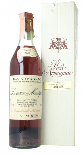 BAS ARMAGNAC DOMAINE DE MARTINIQUES 1973 1983 70cl 48% bottle #1466