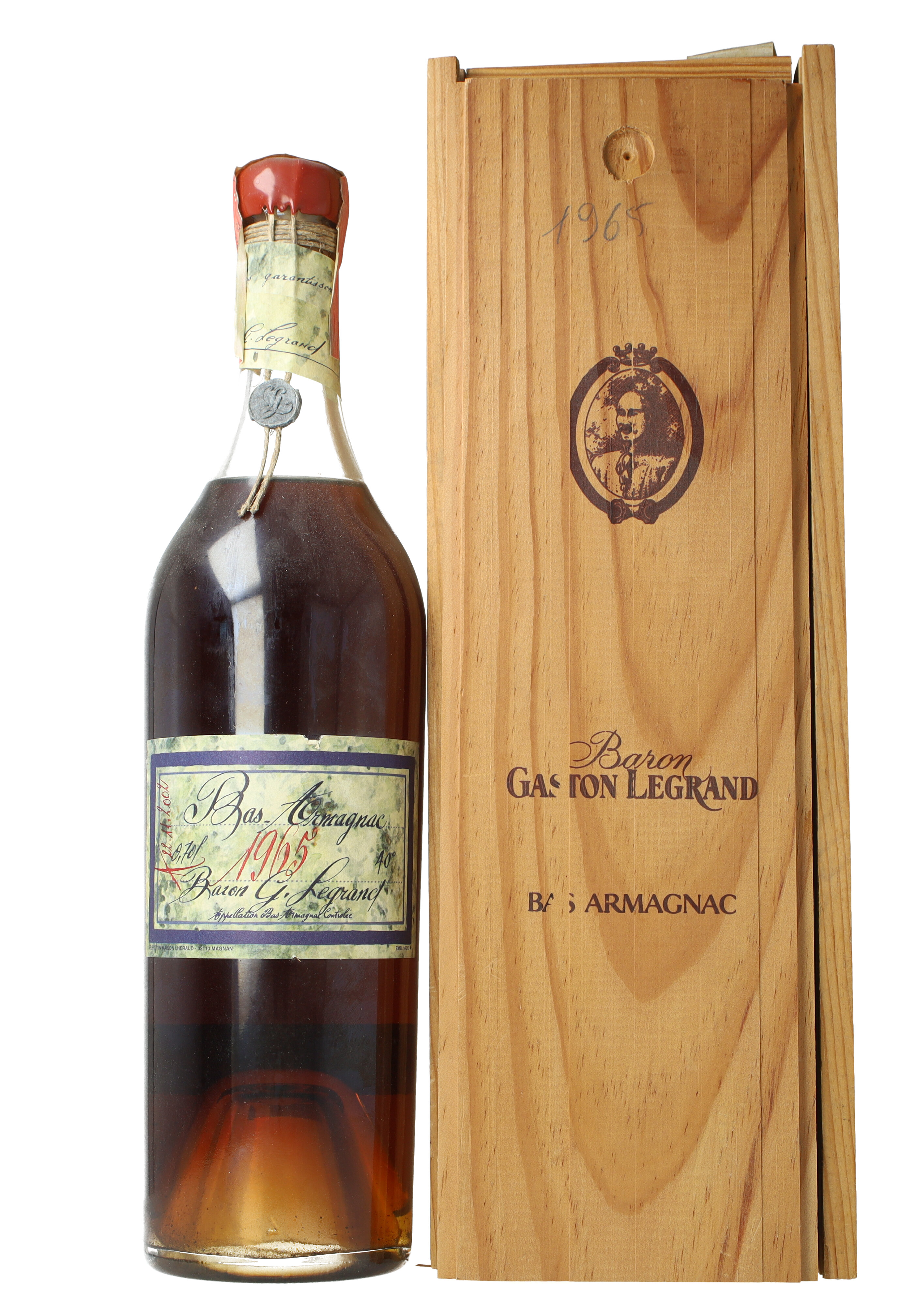 Bas Armagnac Gaston Legrand 1965 70cl 40% - Products - Whisky