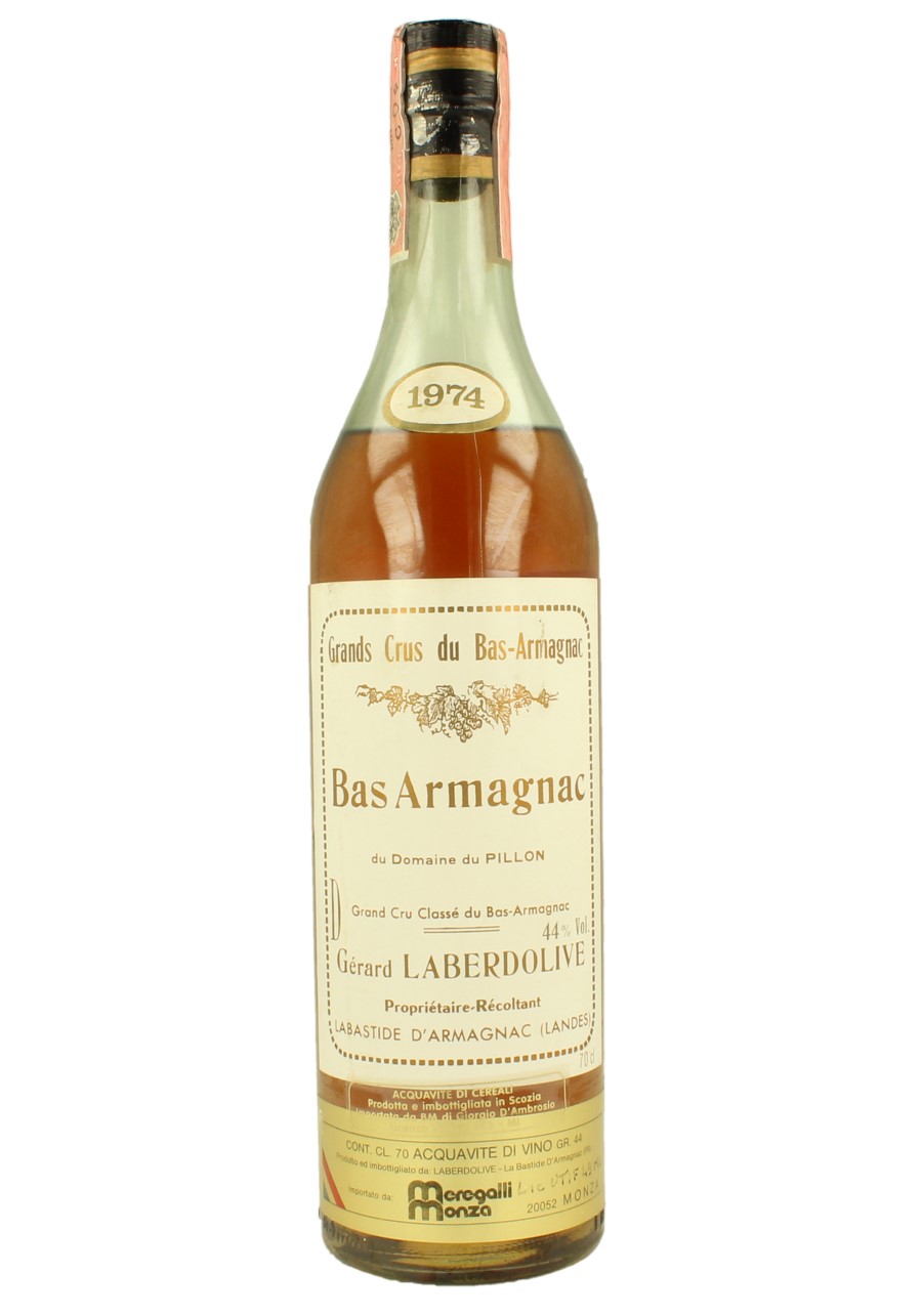 BAS ARMAGNAC LABERDOLIVE 1974 70 CL 44 % GRAND CRU - Products