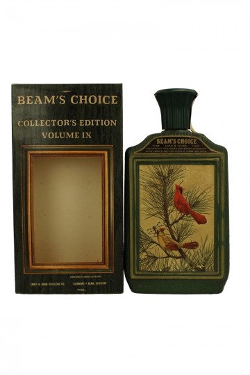 BEAM CHOICE 8 years old bot 60/70's 4/5 Quart 86 US-Proof CERAMIC DECANTER Collector Edition