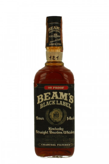 BEAM'S Black Label 101 Months Old Bot 60/70's 75cl 90 US Proof James Beam