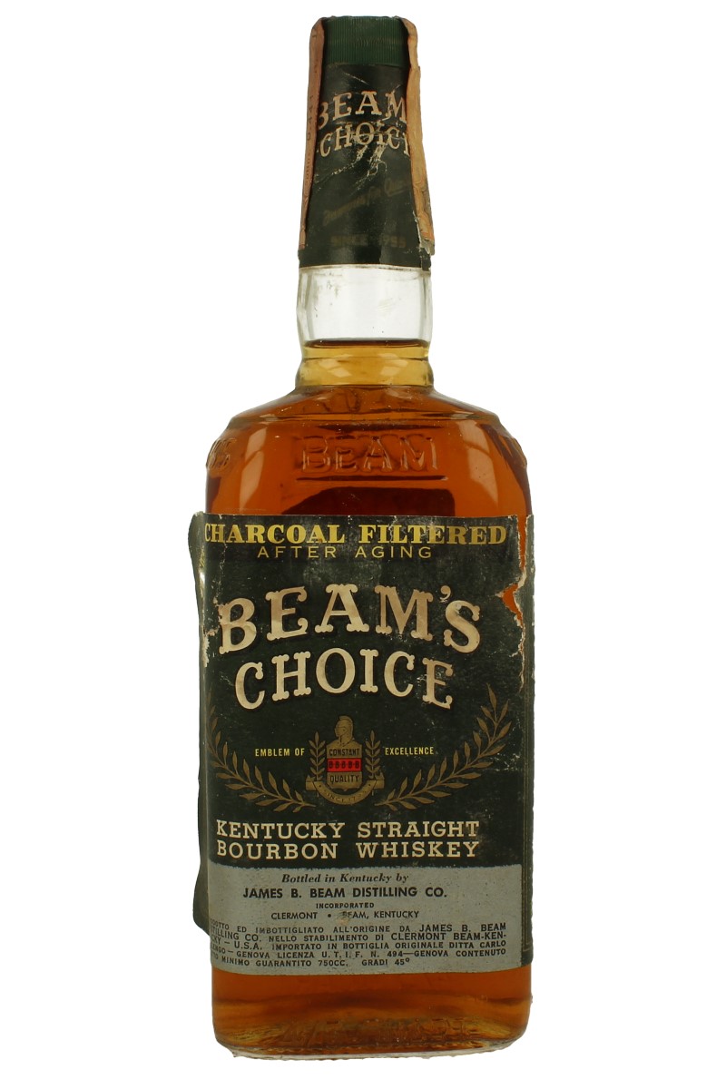 beam's choice hauling in the gill net empty decanter bottle worth