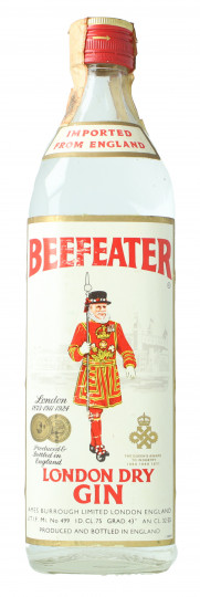 BEEFEATER  London Dry Gin Bottled 1970 circa 75cl 43% - Gin