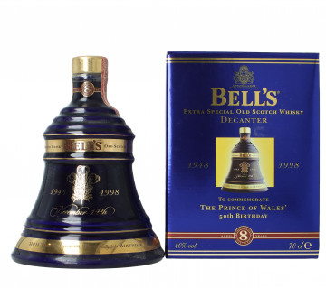 BELL'S   Blended  Scotch  Whisky 8 year old Bottled 1998 70cl 40% Prince of Wales 50th Birthday